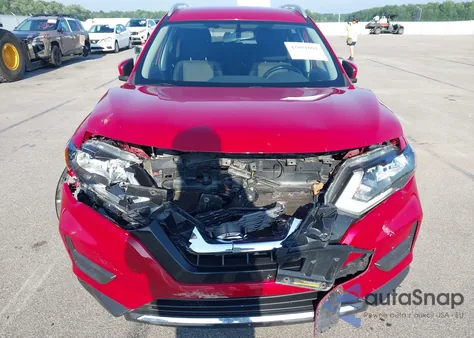 2017 Nissan Rogue Sv z USA, uszkodzony, nr VIN JN8AT2MVXHW261839